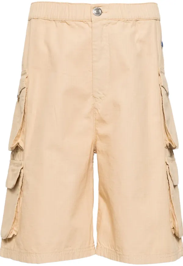 Les Benjamins cargoshorts i ripstop - Brun