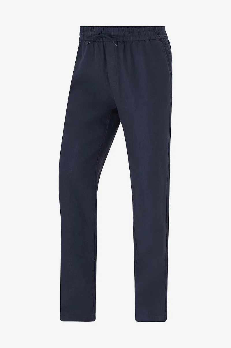 Les Deux - Linnebyxor Patrick Linen Pants - Blå