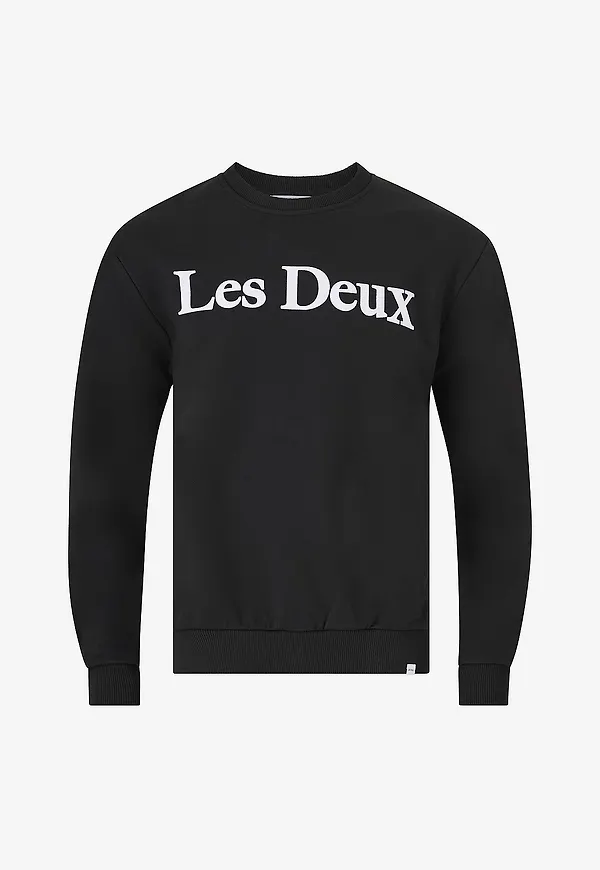 Les Deux - Sweatshirt Charles - Svart