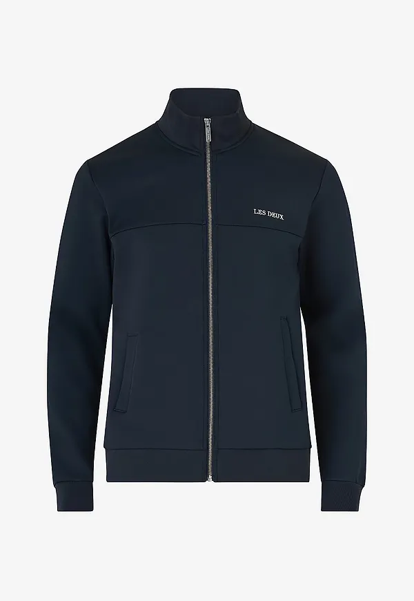 Les Deux - Sweatshirtjacka Ballier Track Jacket - Blå