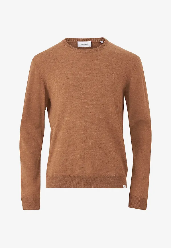 Les Deux - Ulltröja Greyson Merino Knit - Beige