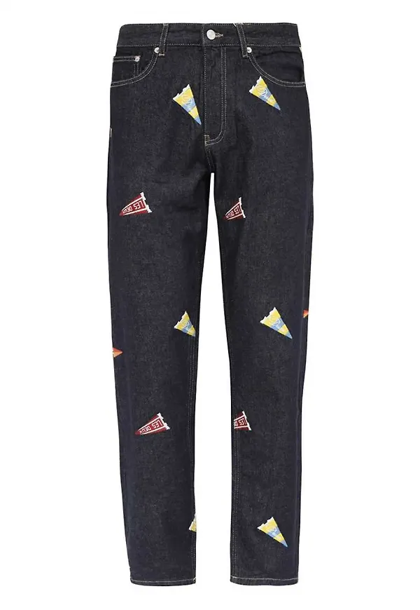 Les Deux jeans med raka ben - Blå