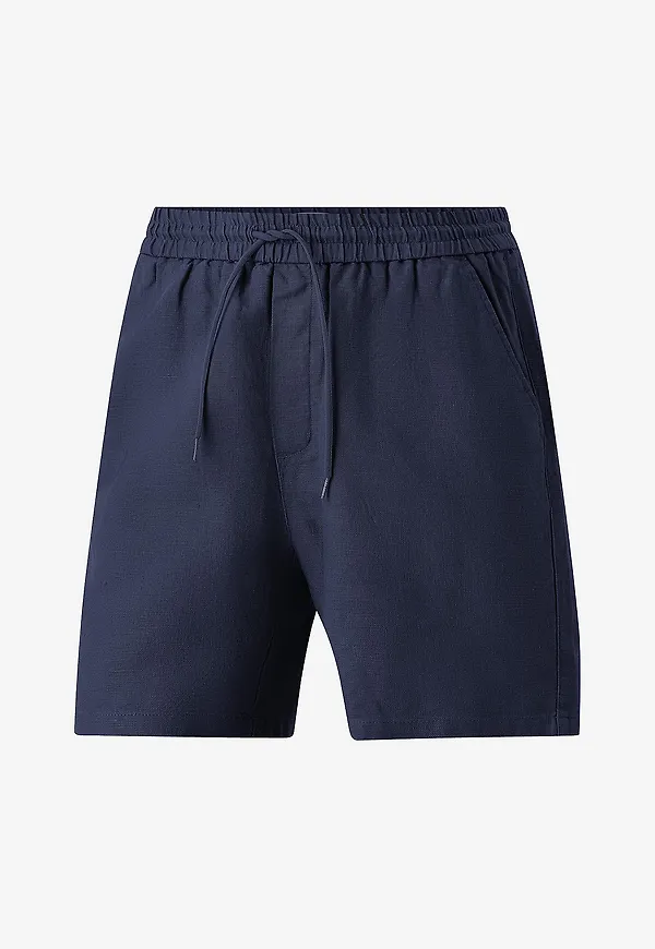 Les Deux - Linneshorts Otto - Blå