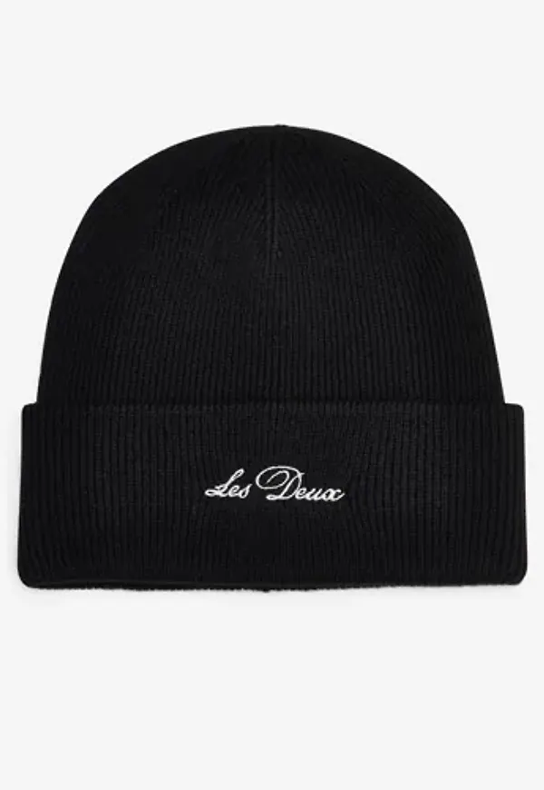 Les Deux Signature Beanie Mössor Svart