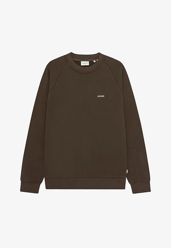 Les Deux - Sweatshirt Mini Logo - Brun