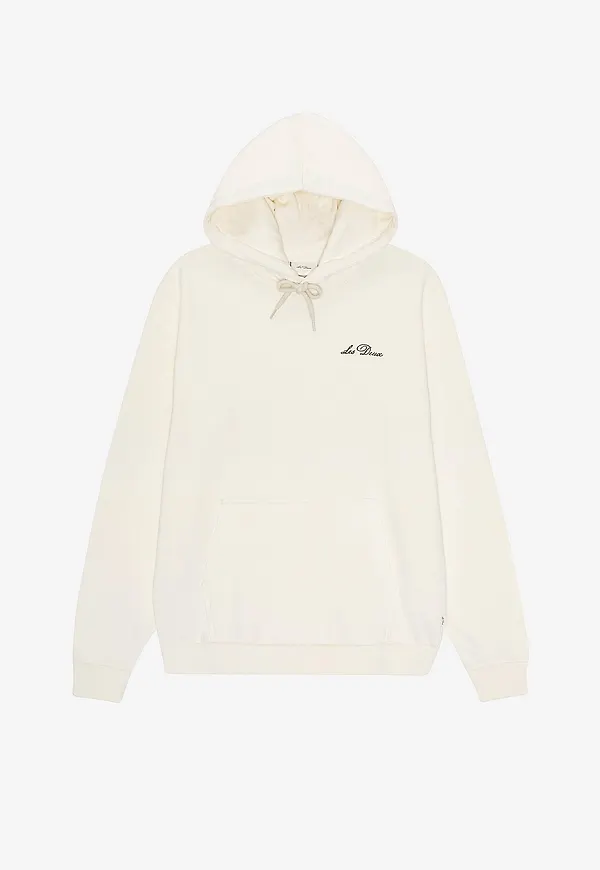 Les Deux - Sweatshirt Signature Print Hoodie - Beige