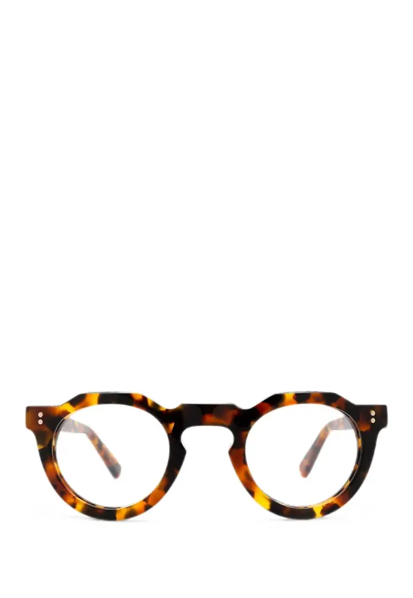 Lesca 'Pica' tortoiseshell glasses - Brun