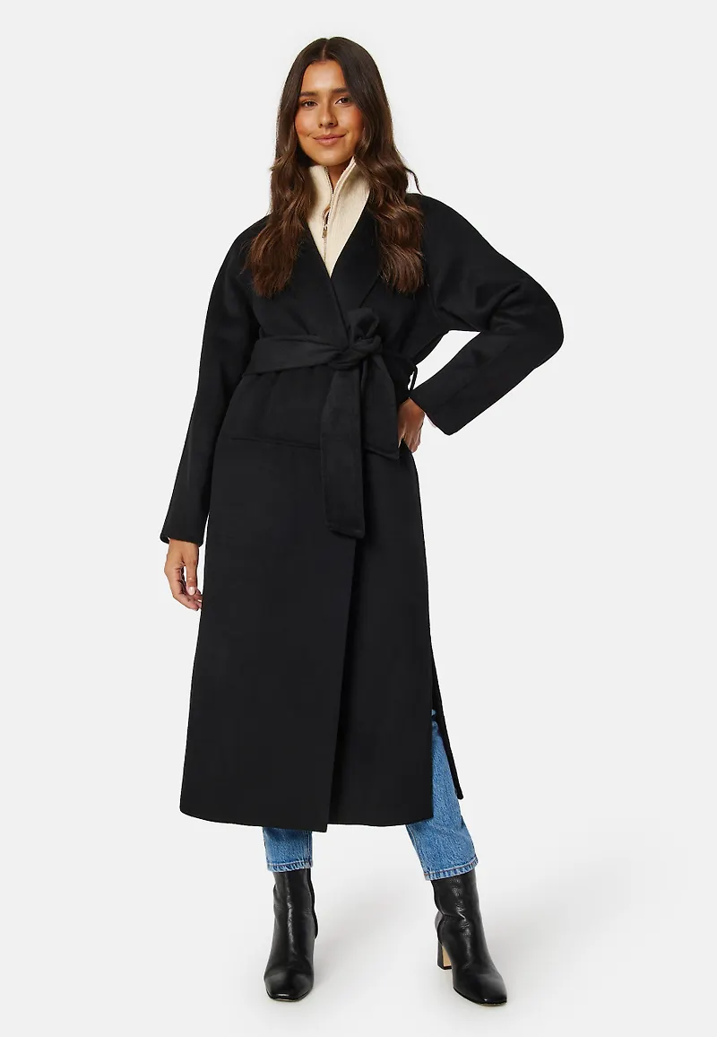 Leslie Belted Wool Coat