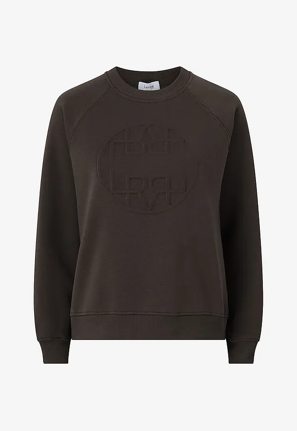Levete Room - Sweatshirt Lr-Nuka 11 - Brun