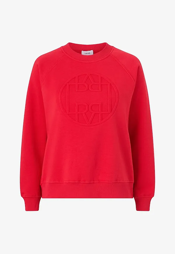 Levete Room - Sweatshirt Lr-Nuka 11 - Röd