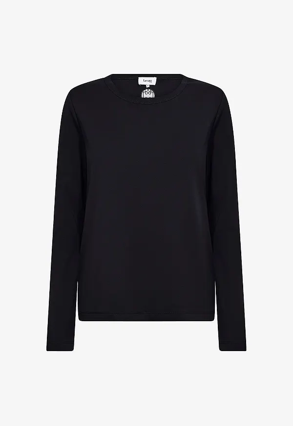 Levete Room - T-shirt Lr-Paloma 7 - Svart