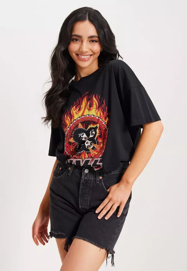 Levi's - Black - 501 Mid Thigh Short Lunar Blac