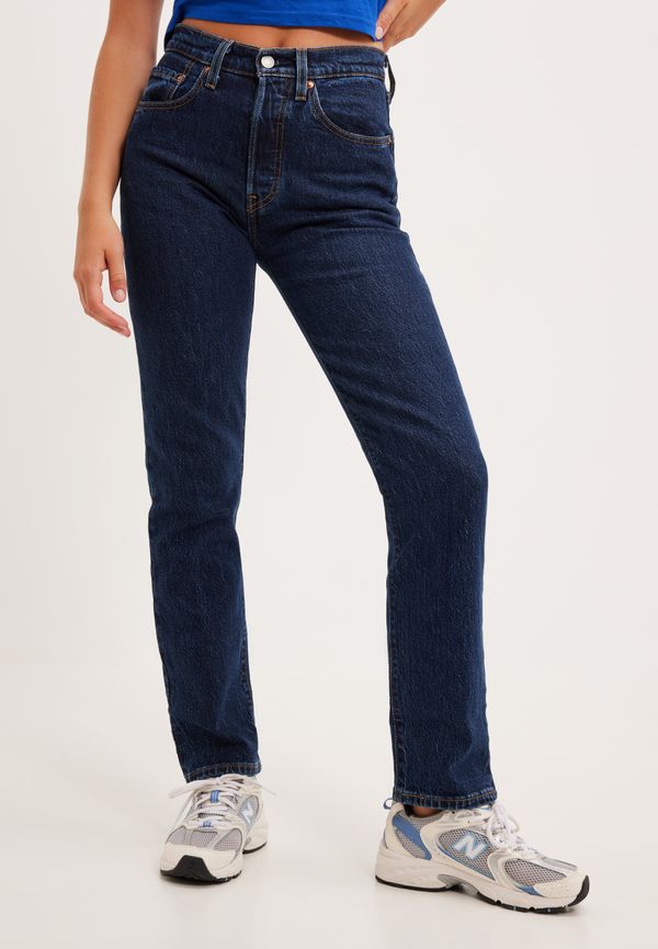 Levi's - High waisted jeans - 501 Crop Salsa Stonewash - Jeans