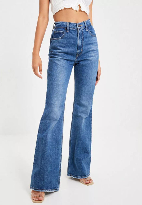 Levi's - High waisted jeans - Dark - 70S High Flare Sonoma Step - Jeans