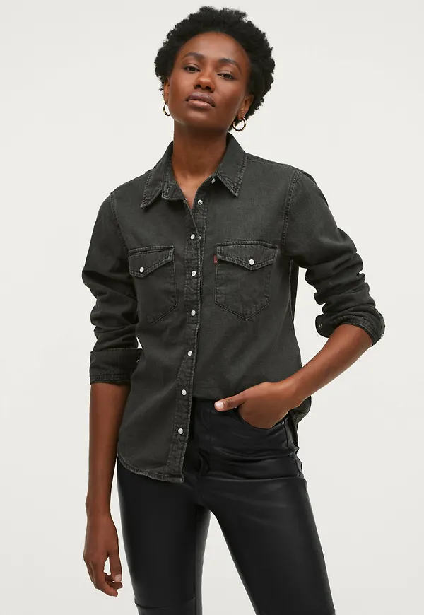 Levi's - Jeansskjorta Essential Western Going Steady - Svart