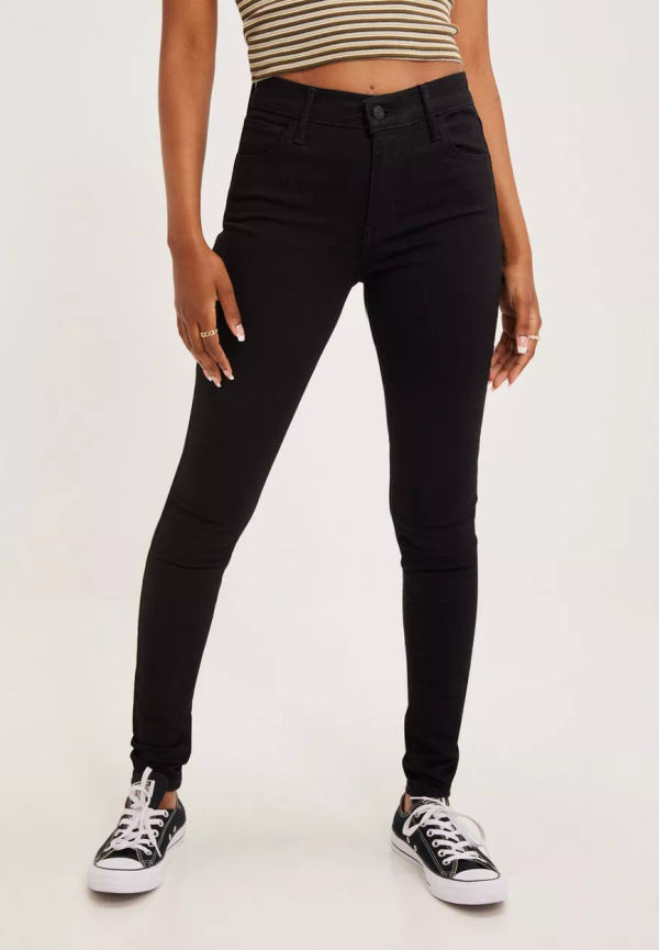 Levi's - Skinny jeans - Svart - 720 Hirise Super Skinny Black - Jeans