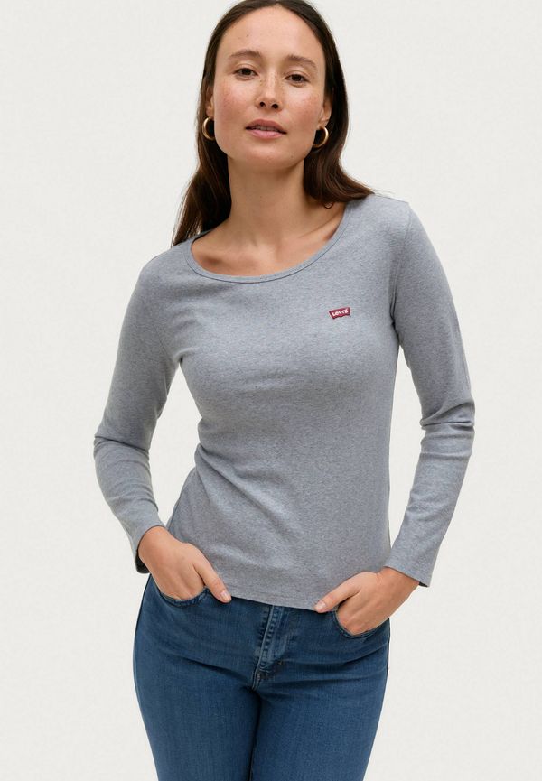 Levi's - Topp LS Tee Crew Neck 2-pack - Grå