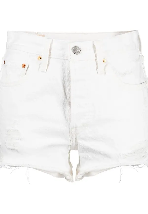 Levi's 501 jeansshorts - Vit