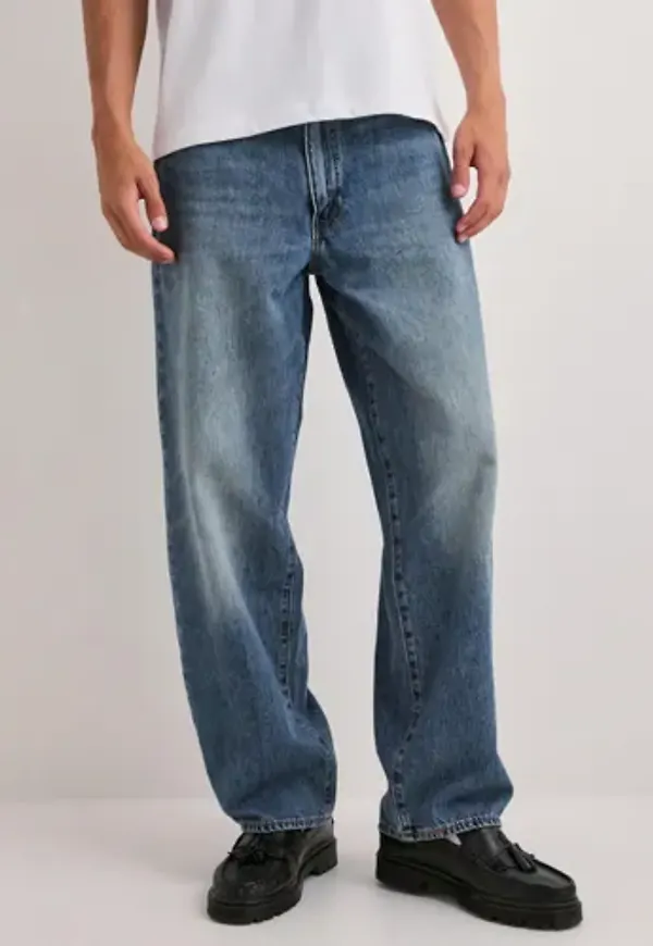 Levi's 578 Baggy Varnished Tarnish Loose fit jeans Blå