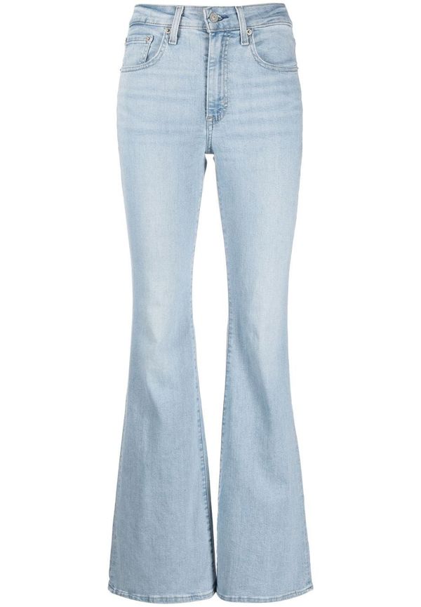 Levi's 726 utsvängda jeans med hög midja - Blå