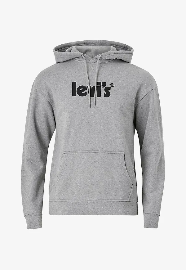 Levi's - Huvtröja Relaxed Graphic Hoodie - Grå