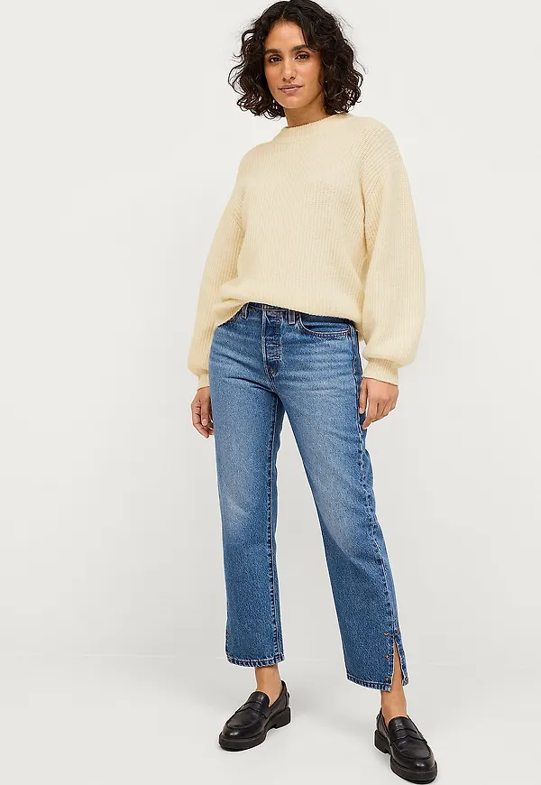 Levi's - Jeans 501 Crop - Blå