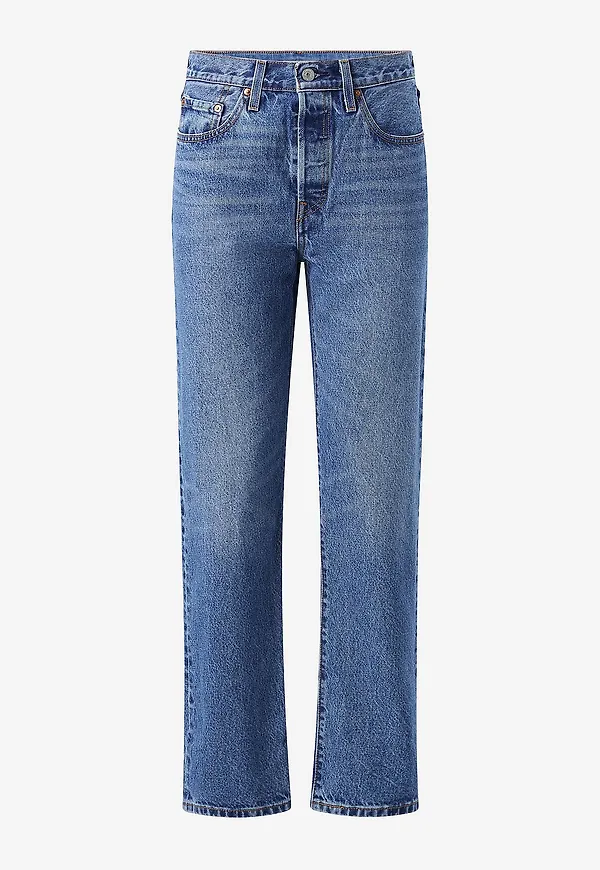 Levi's - Jeans 501 Crop - Blå