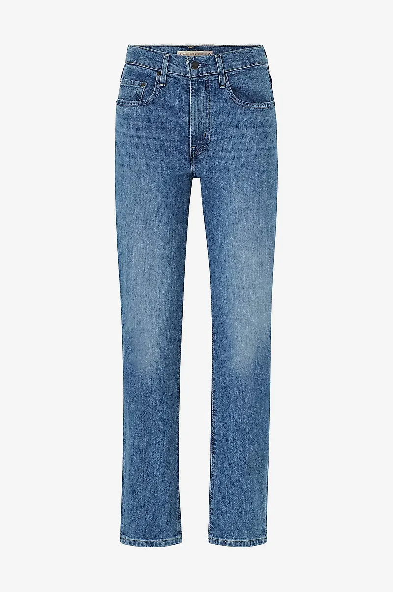 Levi's - Jeans 724 High Rise Straight - Blå