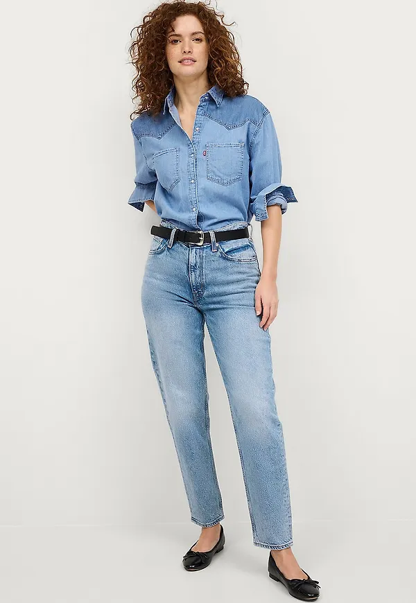 Levi's - Jeans 80s Mom Jean - Blå