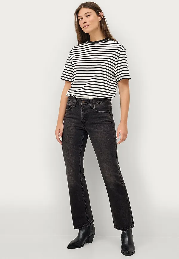 Levi's - Jeans Middy Ankle Boot - Svart