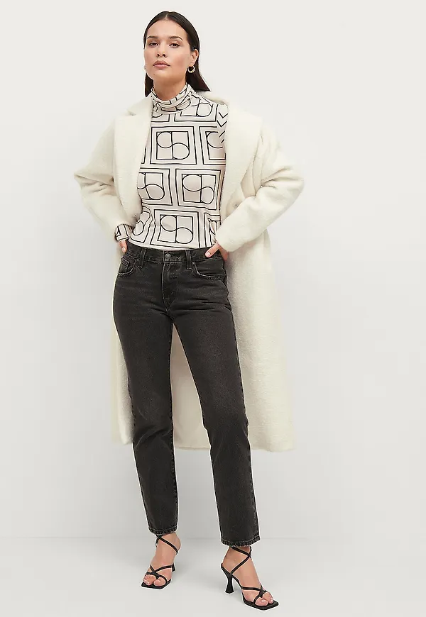 Levi's - Jeans Middy Straight - Svart