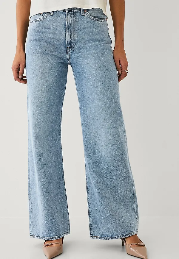 Levi's - Jeans Ribcage Wide Leg H223 - Blå