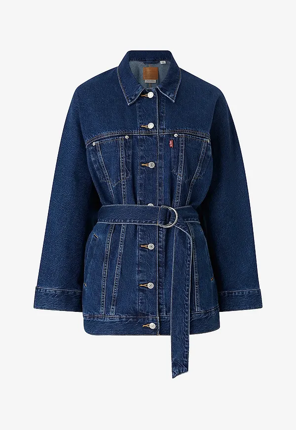 Levi's - Jeansjacka Belted Dolman Trucker - Blå
