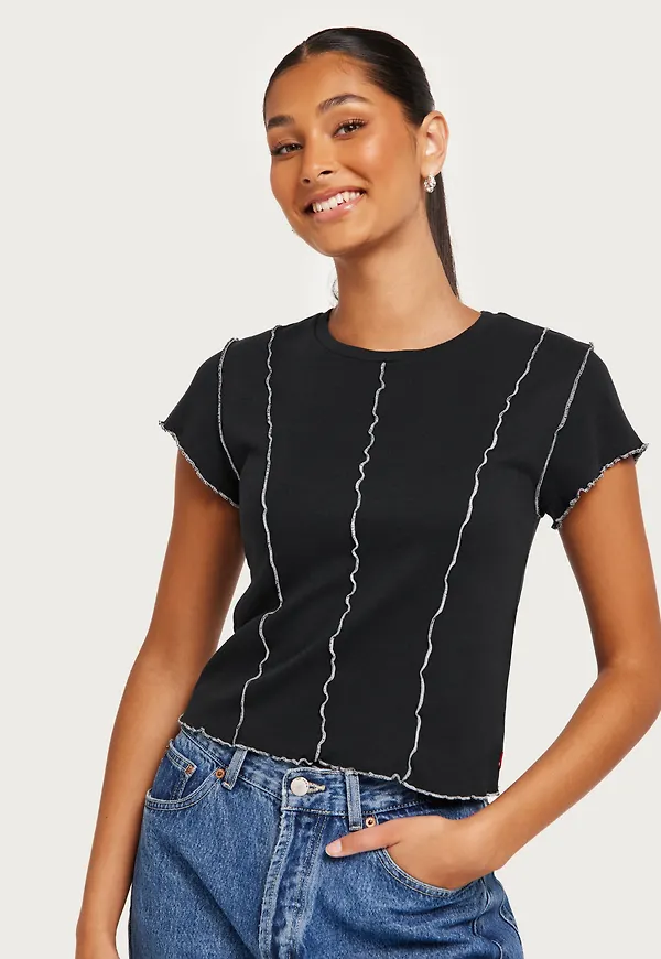 Levi's - Svart - Inside Out Seamed Tee