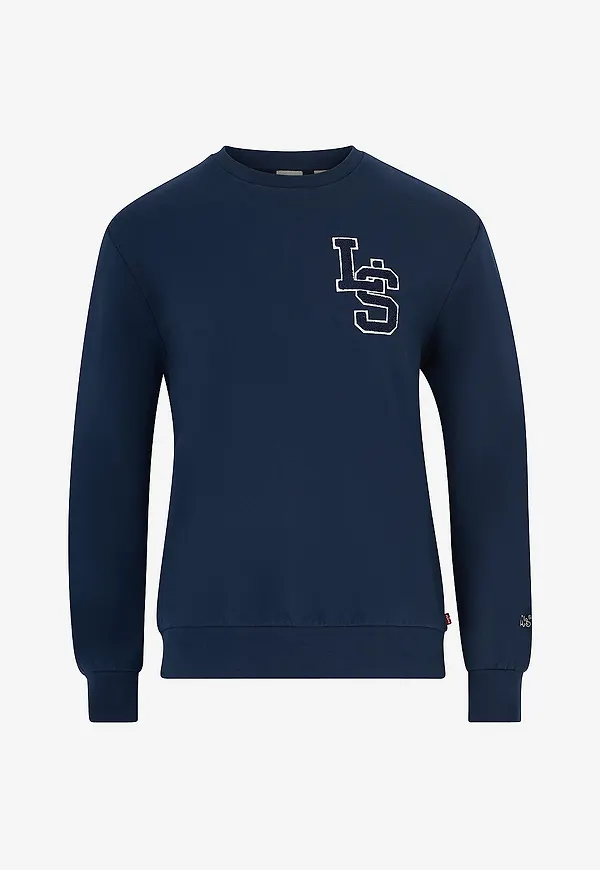 Levi's - Sweatshirt Standard Graphic Crew - Blå