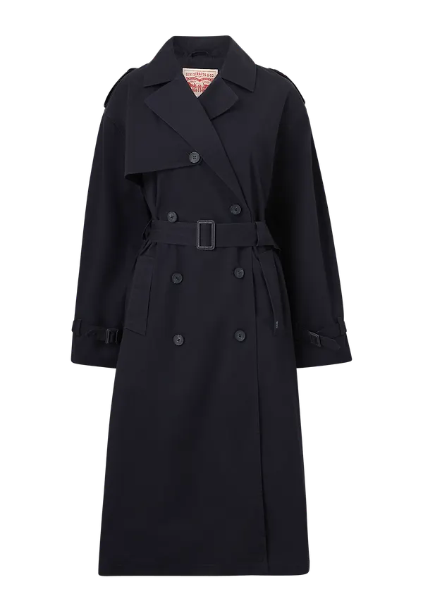 Levi's - Trenchcoat Slacker Trench Nightwatch Blue - Blå - 36