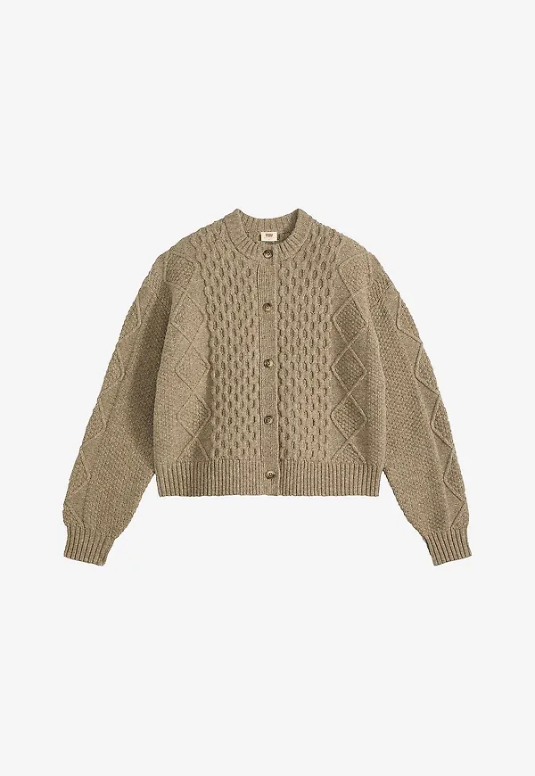 Levi's - Cardigan Charlotte Crewneck Cardigan - Beige
