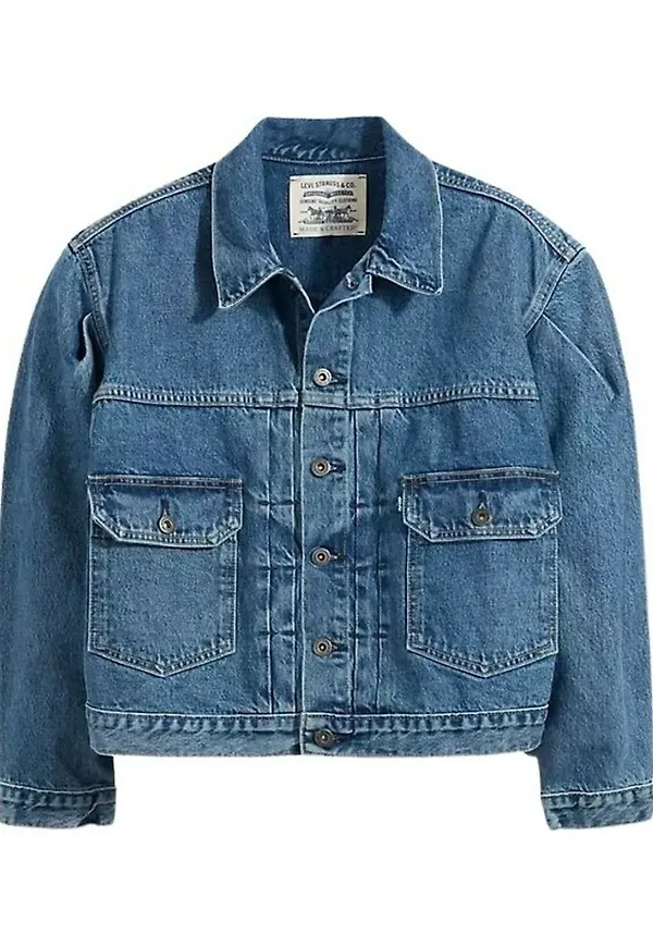 Levi's Denim Jackets Blå, Dam