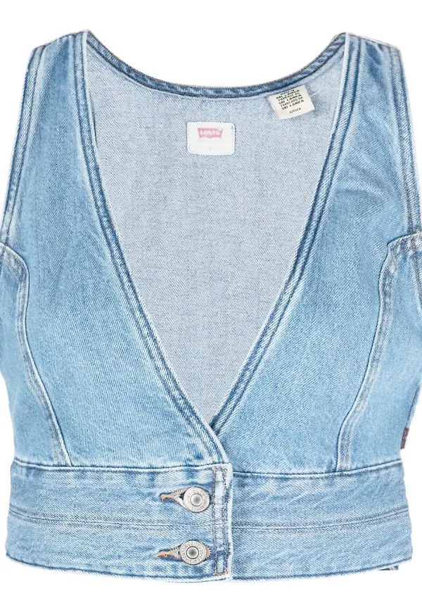 Levi's denim sleeveless top - Blå