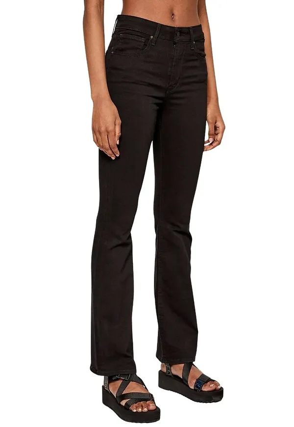 Levi's Flared Jeans Svart, Dam