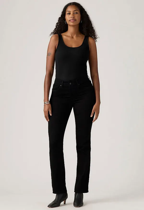 Levi's - Jeans 314 Shaping Straight - Svart