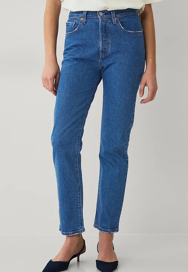 Levi's - Jeans 501 Crop - Blå