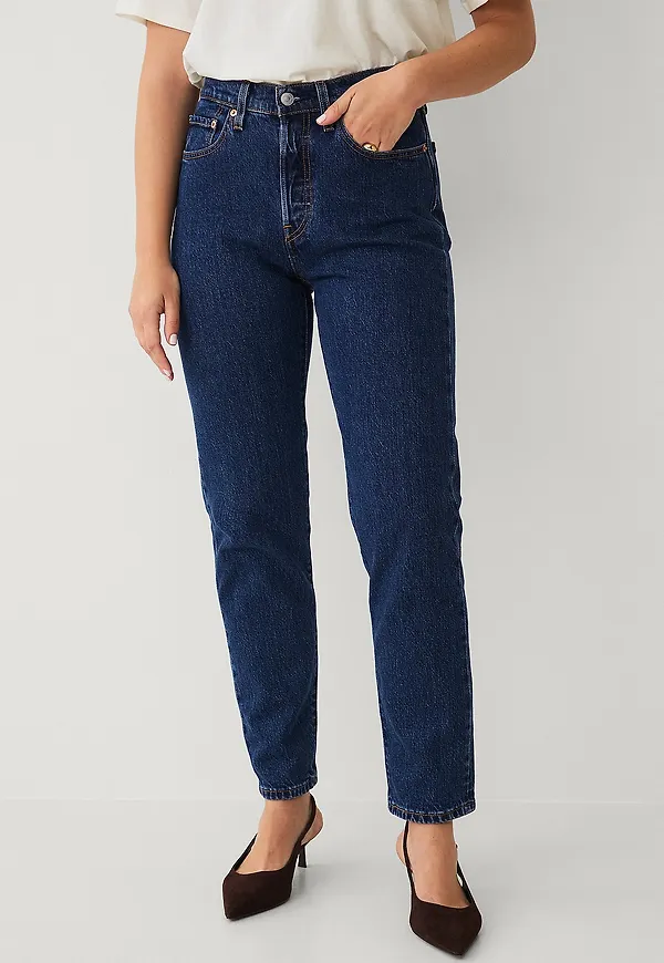 Levi's - Jeans 501 Crop - Blå