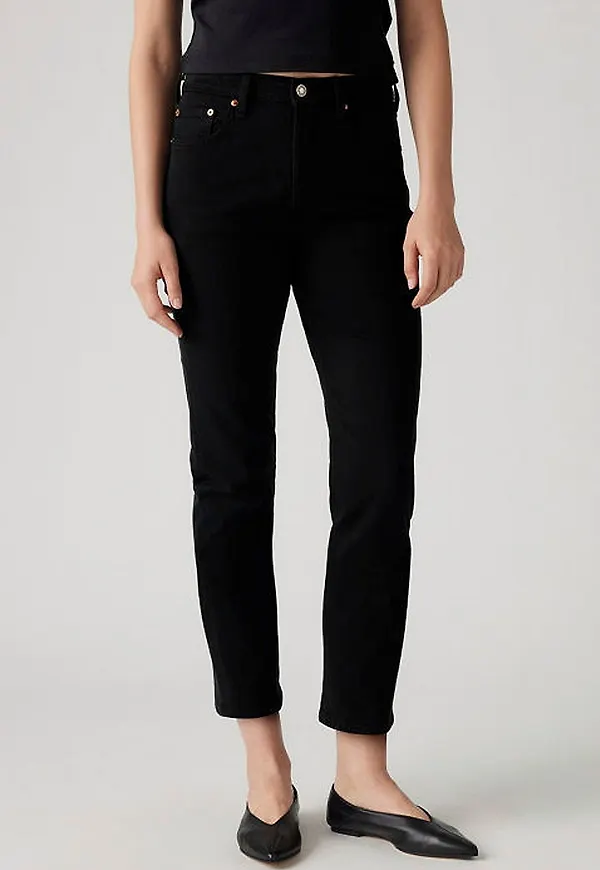 Levi's - Jeans 501 Crop - Svart