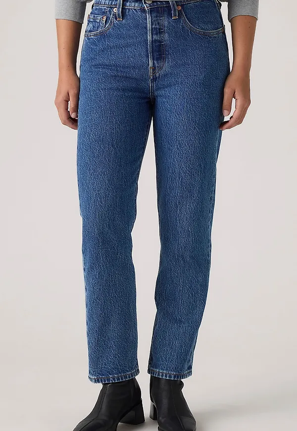 Levi's - Jeans 501® Crop - Blå