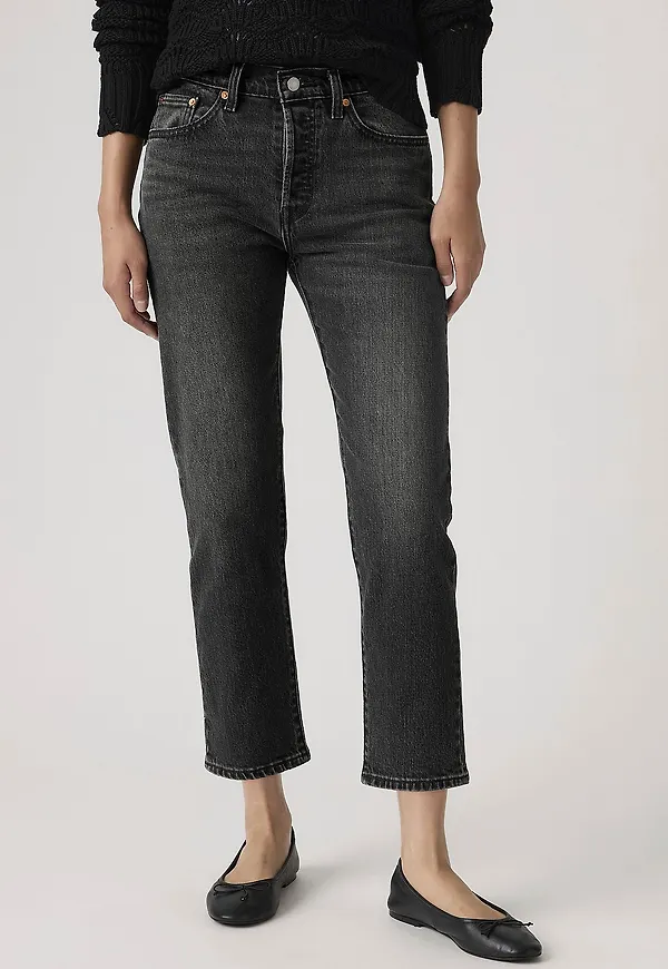 Levi's - Jeans 501® Crop - Svart