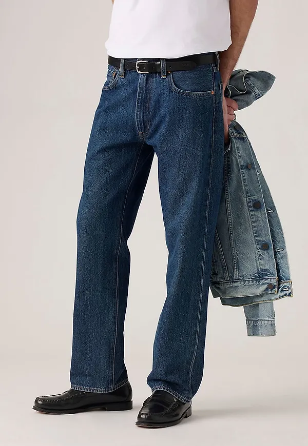 Levi's - Jeans 555 Relaxed Straight - Blå
