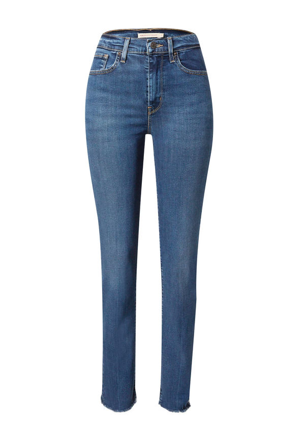 LEVI'S Jeans '724 HIGH RISE STRAIGHT' blå denim