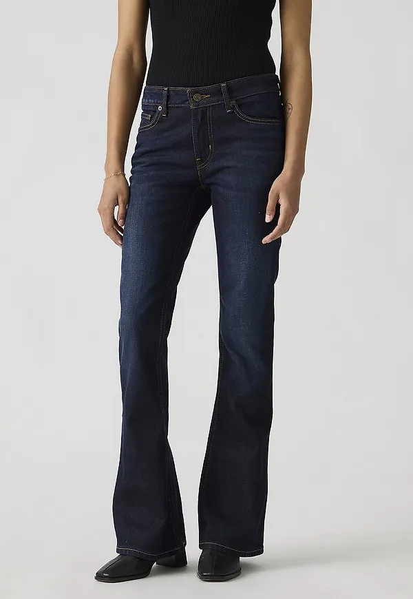 Levi's - Jeans Low Slim Boot - Blå