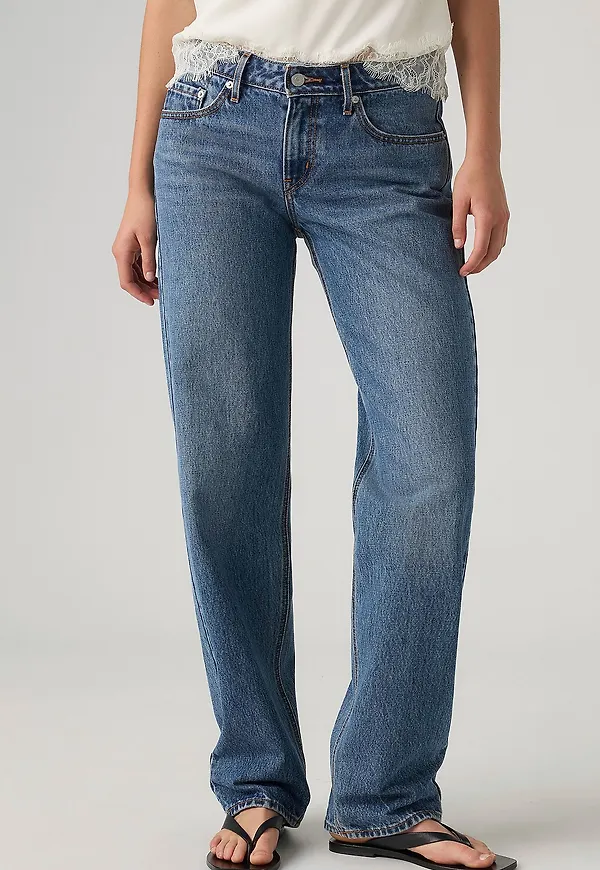 Levi's - Jeans Low Straight - Blå